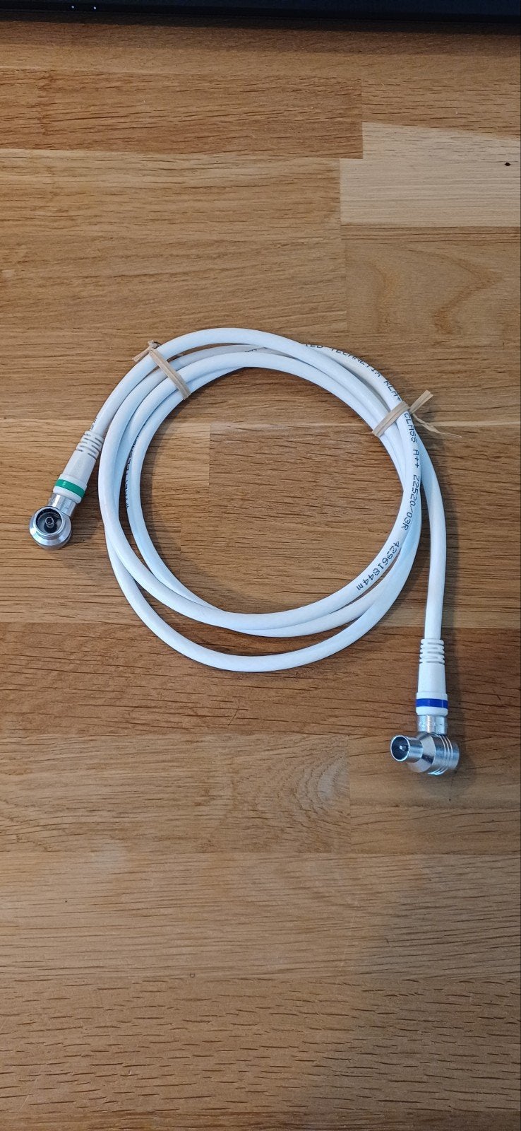 Ziggo Technetix Coax Aansluitkabel 1.5m 4K, Audio, Tv en Foto, Ophalen of Verzenden, Nieuw, Minder dan 2 meter, Coaxiale kabel