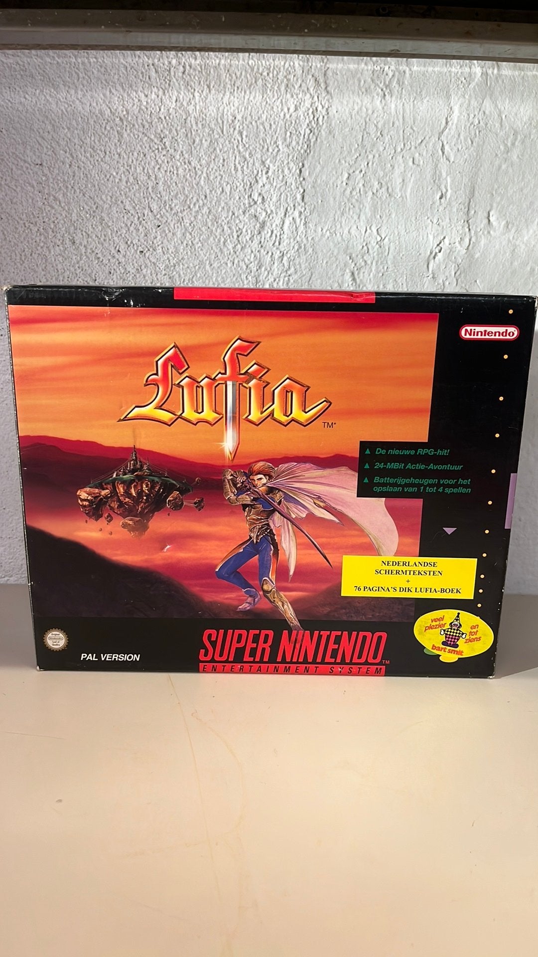 Lufia big box  Super Nintendo spel compleet, Spelcomputers en Games, 1 speler, Racen en Vliegen, Ophalen of Verzenden, Zo goed als nieuw