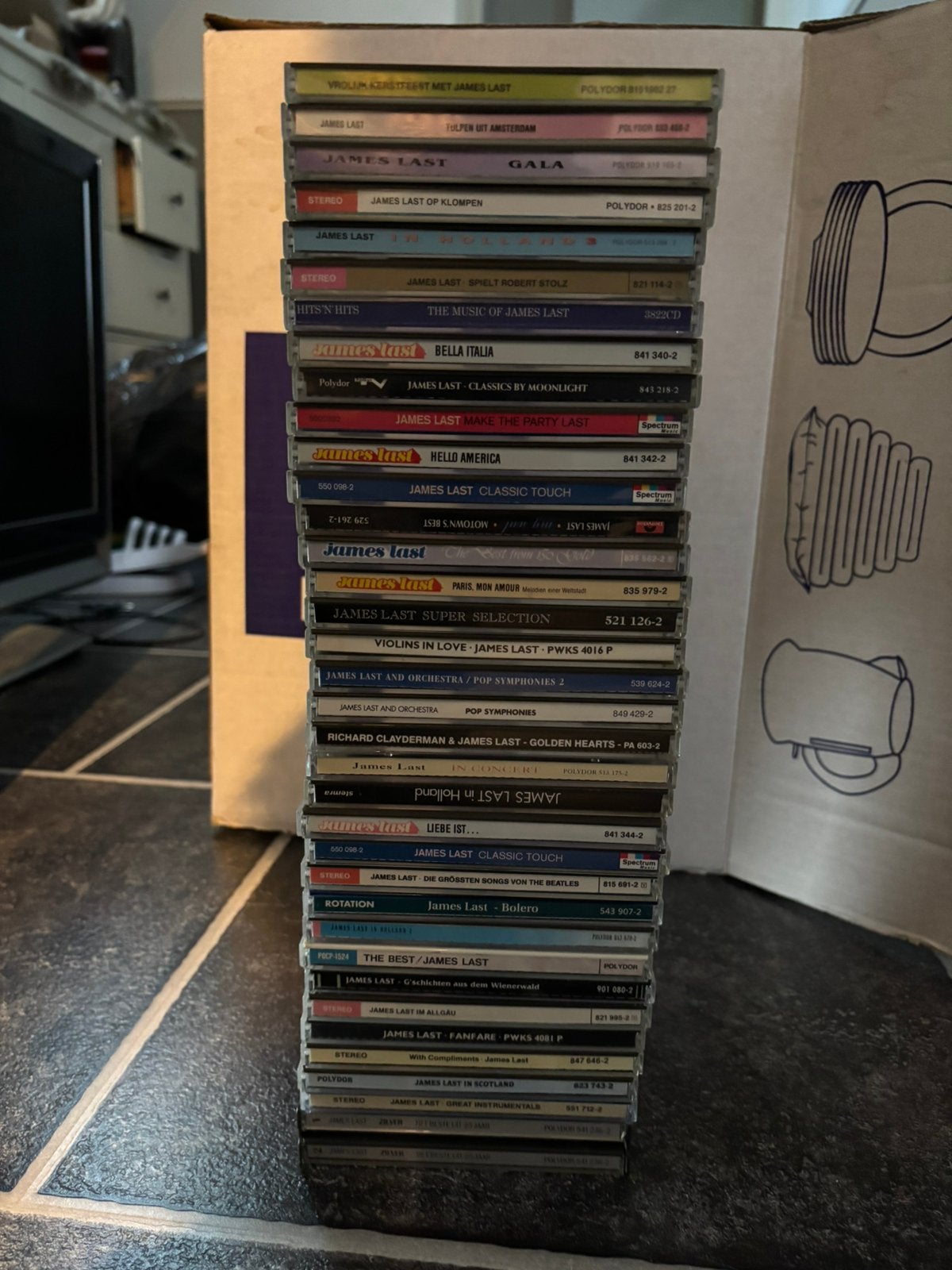 Partij james last cd’s, Cd's en Dvd's, Verzenden, Zo goed als nieuw