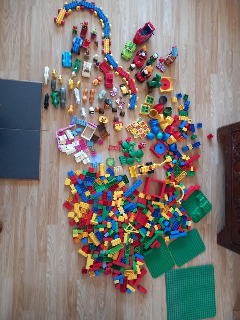 Grote hoeveelheid Duplo met diverse sets en losse blokken, Kinderen en Baby's, Speelgoed | Duplo en Lego, Ophalen, Gebruikt, Duplo