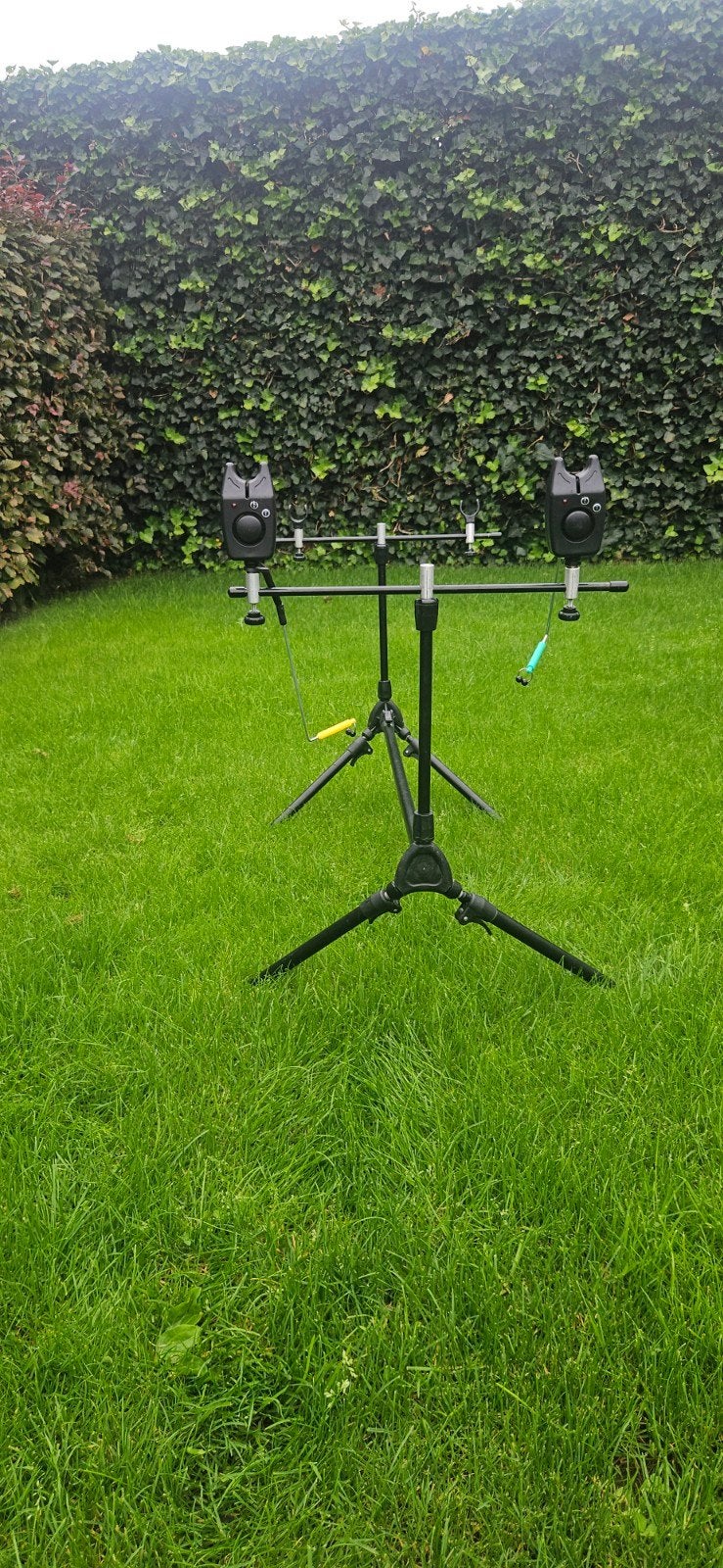 Visset: Telescoophengel 240cm met standaard en accessoires, Watersport en Boten, Ophalen, Gebruikt
