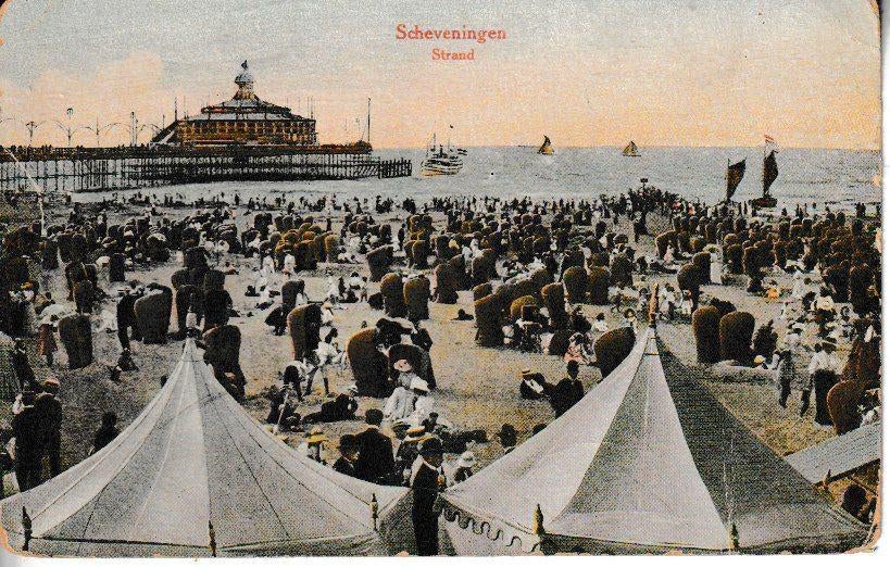 SCHEVENINGEN - STRAND, Ophalen of Verzenden, Voor 1920, Ongelopen, Zuid-Holland