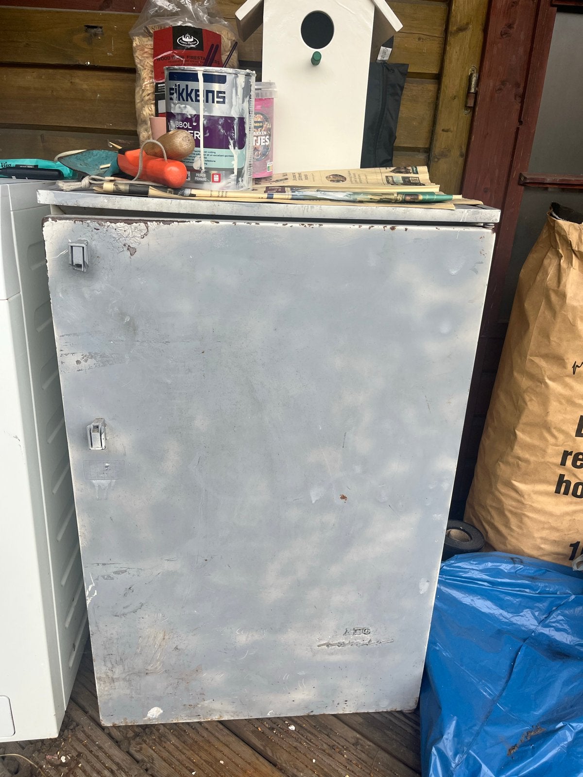 AEG koelkast met vriesvak, Witgoed en Apparatuur, Ophalen, Gebruikt, Minder dan 85 cm, Minder dan 75 liter