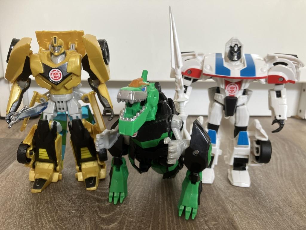 Transformers RID set Bumblebee Grimlock Jazz, Verzamelen, Transformers, Overige generaties, Ophalen of Verzenden, Zo goed als nieuw
