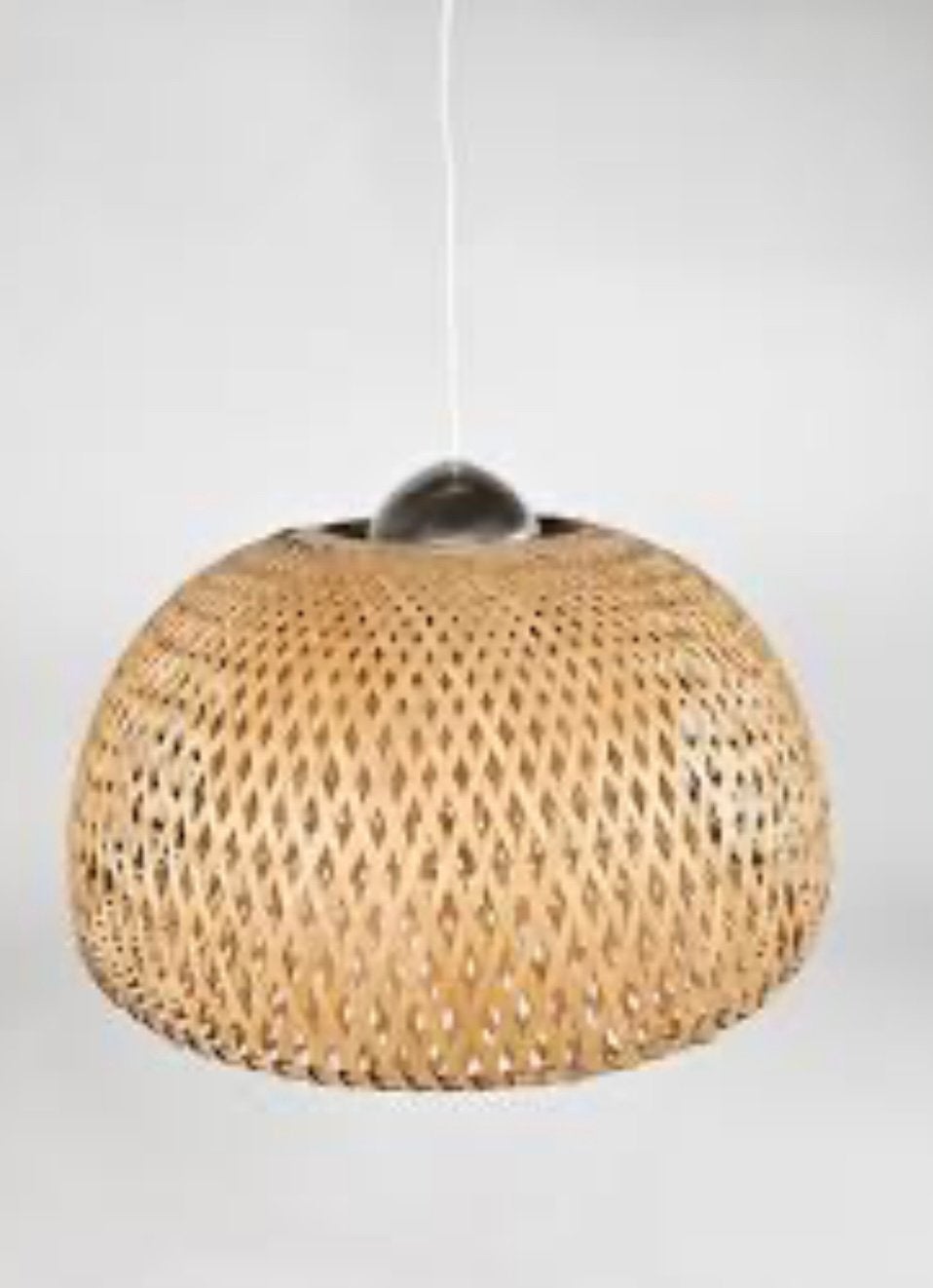 Bamboe hanglamp IKEA, Huis en Inrichting, Lampen | Hanglampen, Ophalen, Zo goed als nieuw
