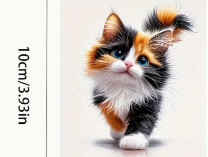 vinyl  roodbont kitten, Verzenden