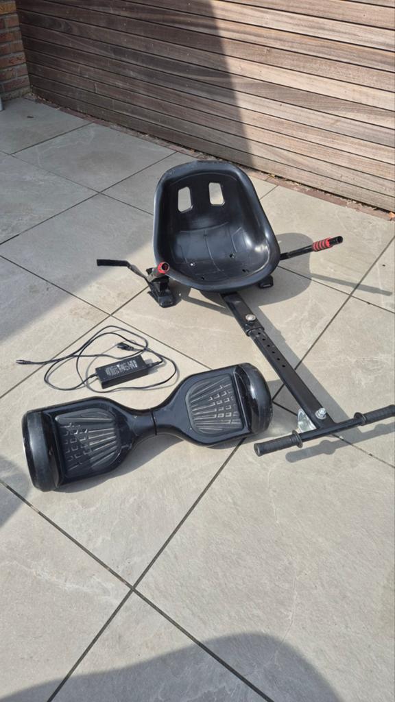 Denver Oxboard/ hooverboard incl. zitje, Fietsen en Brommers, Steps, Ophalen, Gebruikt, Overige typen, Oxboard