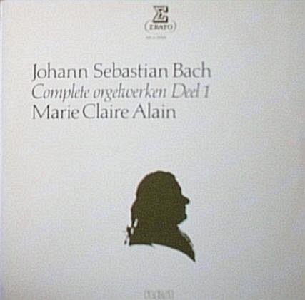 J. S. Bach alle orgelwerken 3 albums door Marie-Claire Alain, Ophalen, Zo goed als nieuw
