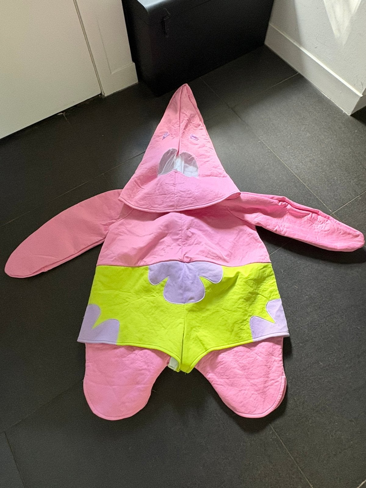 Verkleedpak patrick spongebob, Kinderen en Baby's, Ophalen of Verzenden, Zo goed als nieuw, 134 t/m 140, Jongen of Meisje