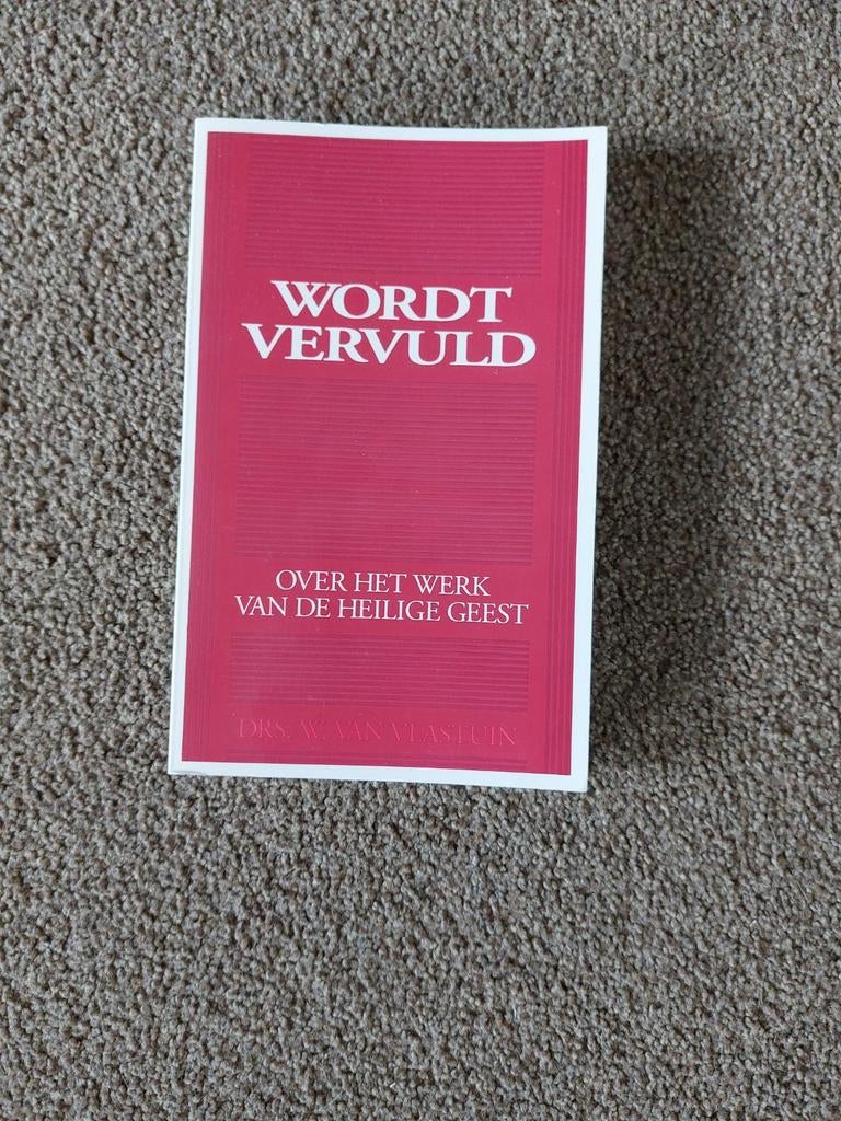 Wordt vervuld ds w vlastuin, Boeken, Ophalen of Verzenden, Zo goed als nieuw