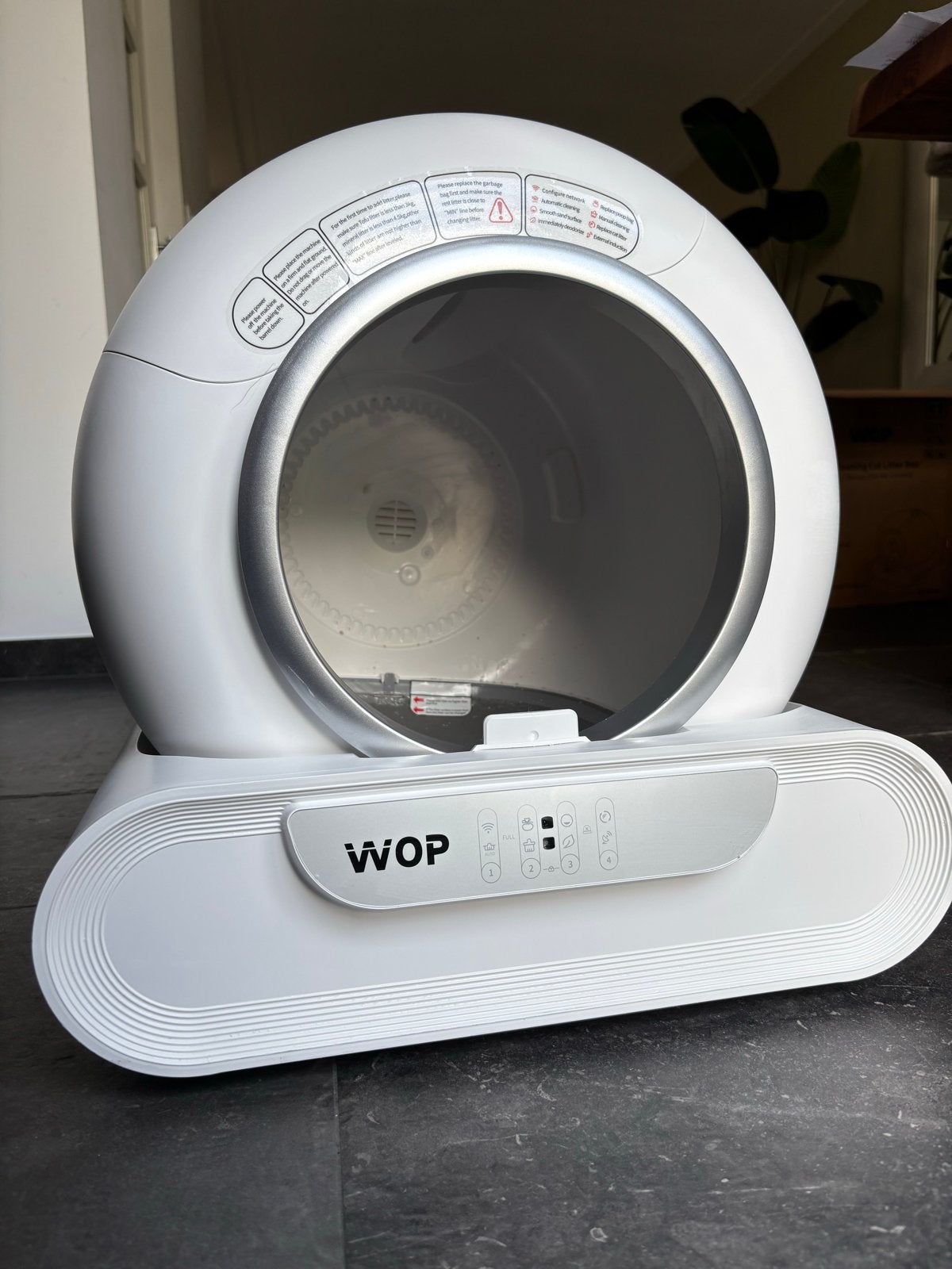 Kattenbak zelfreinigende, merk WOP XXL set, Dieren en Toebehoren, Kattenbakken, Ophalen, Zelfreinigend, Nieuw, Open