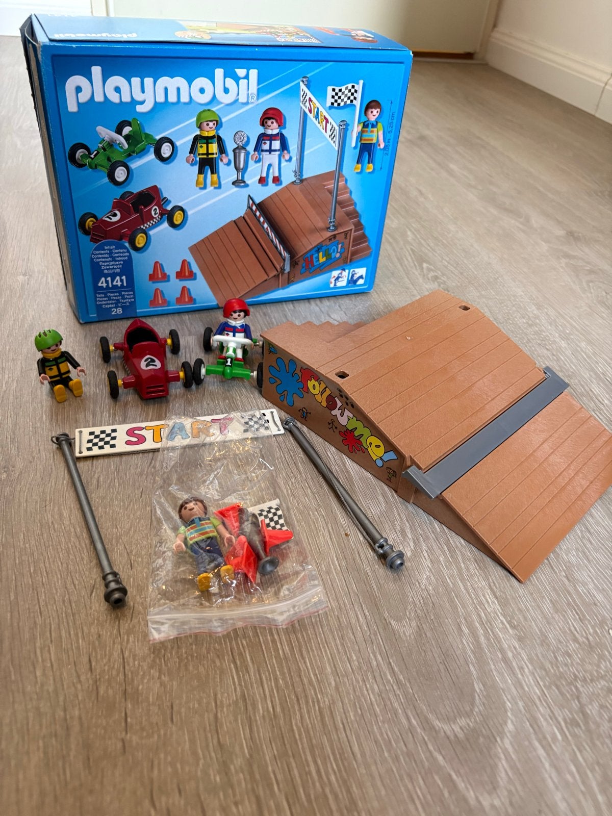Playmobil 4141 Super Set Racebaan met 2 Racewagens, Ophalen of Verzenden, Nieuw, Jongen of Meisje