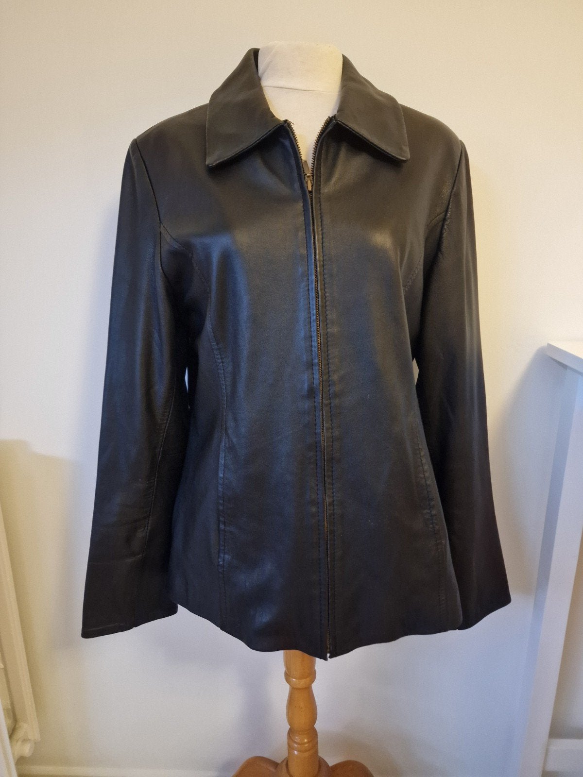 Arma leren jas, Kleding | Dames, Maat 38/40 (M), Zwart, Arma, Ophalen of Verzenden