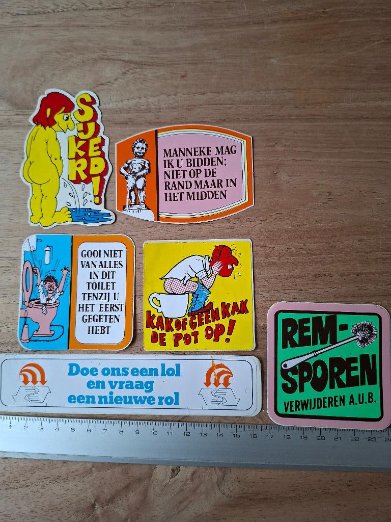 Stickers voor op de toilet, Ophalen of Verzenden, Zo goed als nieuw, Overige typen