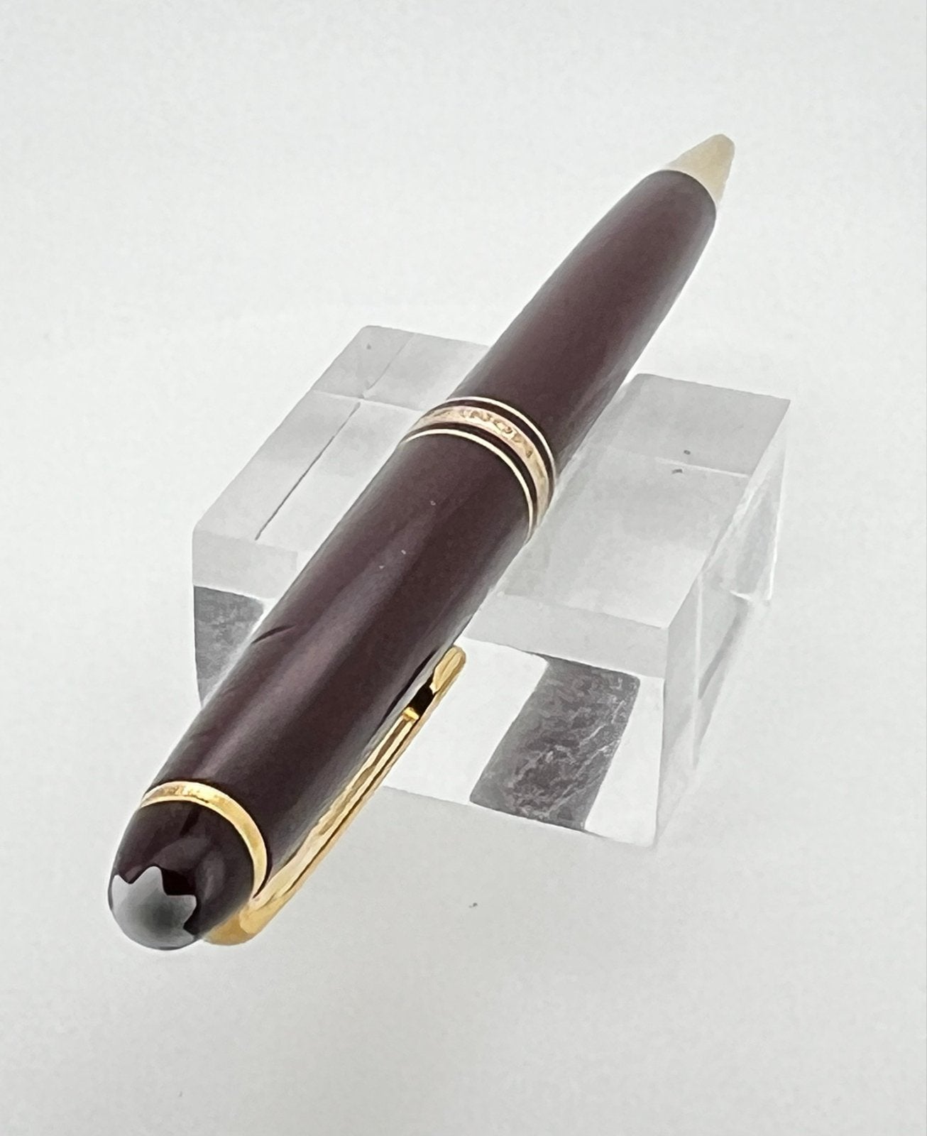 Montblanc 164 Bordeaux Balpen - Gereviseerd, Verzamelen, Pennenverzamelingen, Ophalen of Verzenden, Gebruikt, Balpen, Mont Blanc