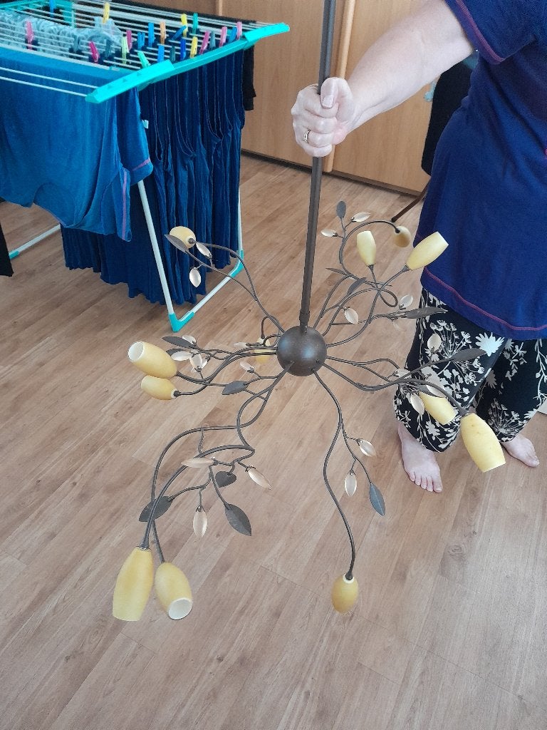 Kamerlamp, Huis en Inrichting, Ophalen, Zo goed als nieuw, Glas, Modern