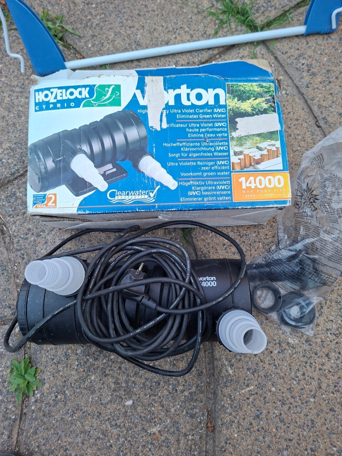 Hozelock Cyprion Vorton 14000 UV-C Ultraviolet Reiniger, Ophalen, Zo goed als nieuw, Vijverfilter