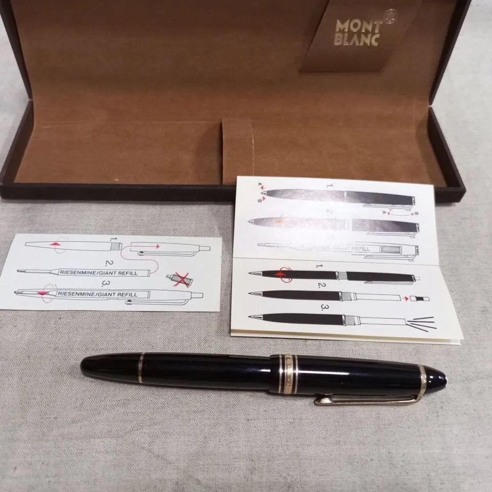 Vintage Montblanc Meisterstück vulpen, Ophalen of Verzenden, Zo goed als nieuw, Vulpen, Mont Blanc