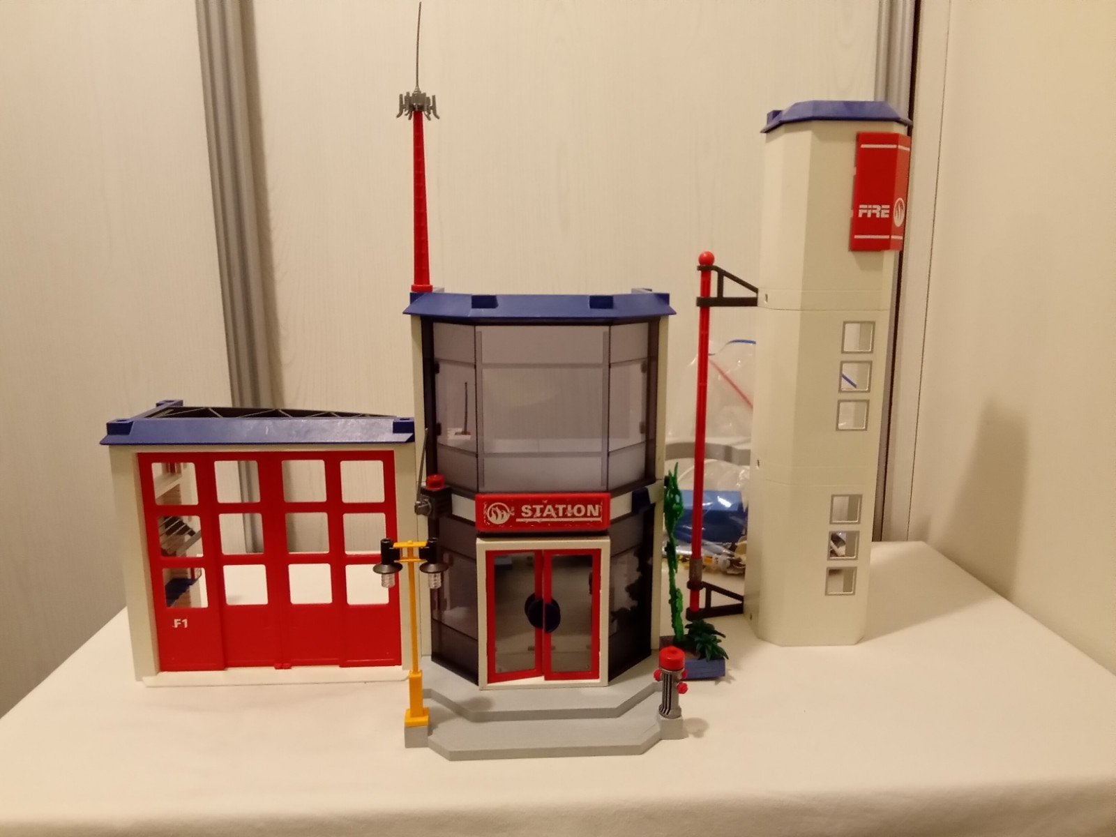 Playmobil 4819 brandweer kazerne, Kinderen en Baby's, Gebruikt, Gebouw, Complete set, Ophalen of Verzenden