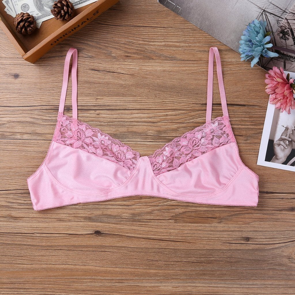 Roze sissy BH, Verzenden, Roze, Overige typen