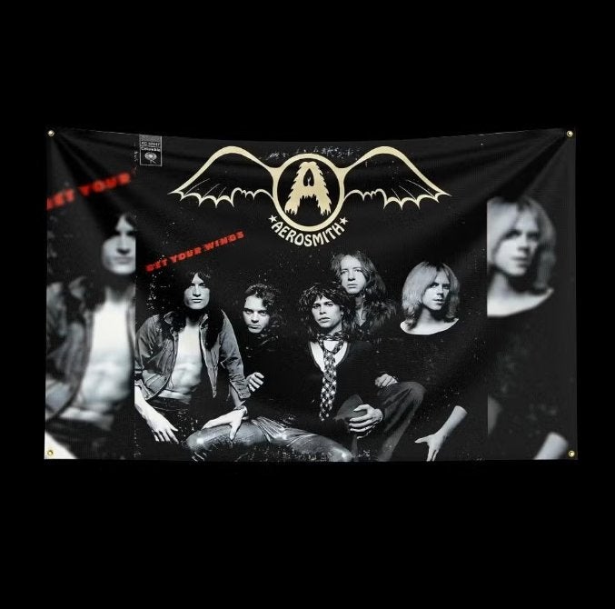 Grote vlaggen Aerosmith (150x90cm), Ophalen of Verzenden, Nieuw