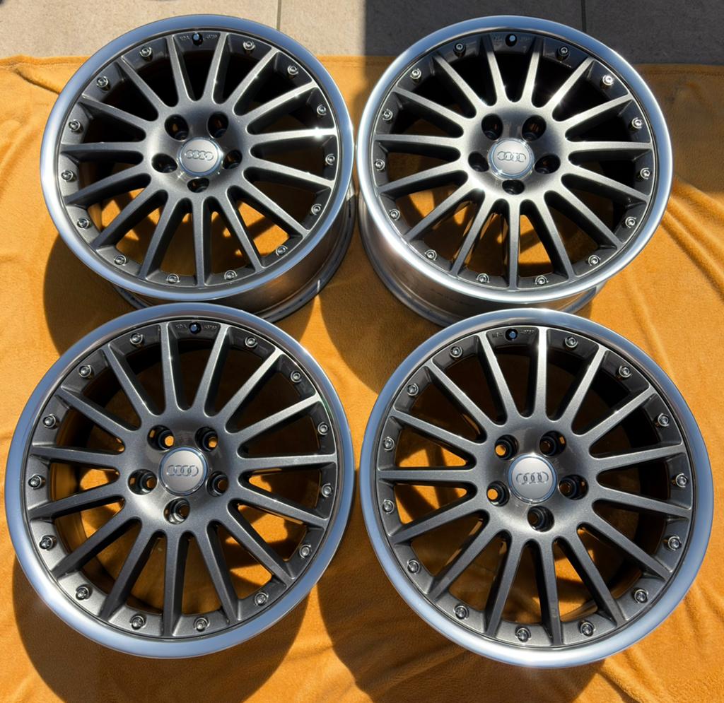 18” Audi Calito ( BBS RT250 ), 18 inch, Velg(en), Ophalen of Verzenden, Gereviseerd