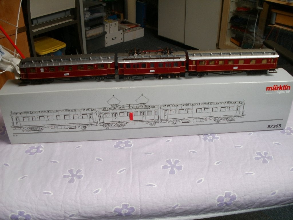 Marklin Ho E Lokomotief Digitaal no 37265/ET87 met ovp., Wisselstroom, Treinset, Nieuw, Ophalen of Verzenden
