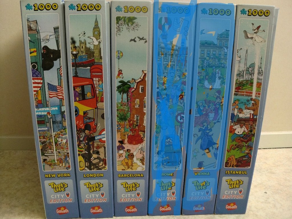 That's life CITY puzzels, Ophalen, 500 t/m 1500 stukjes, Zo goed als nieuw, Legpuzzel