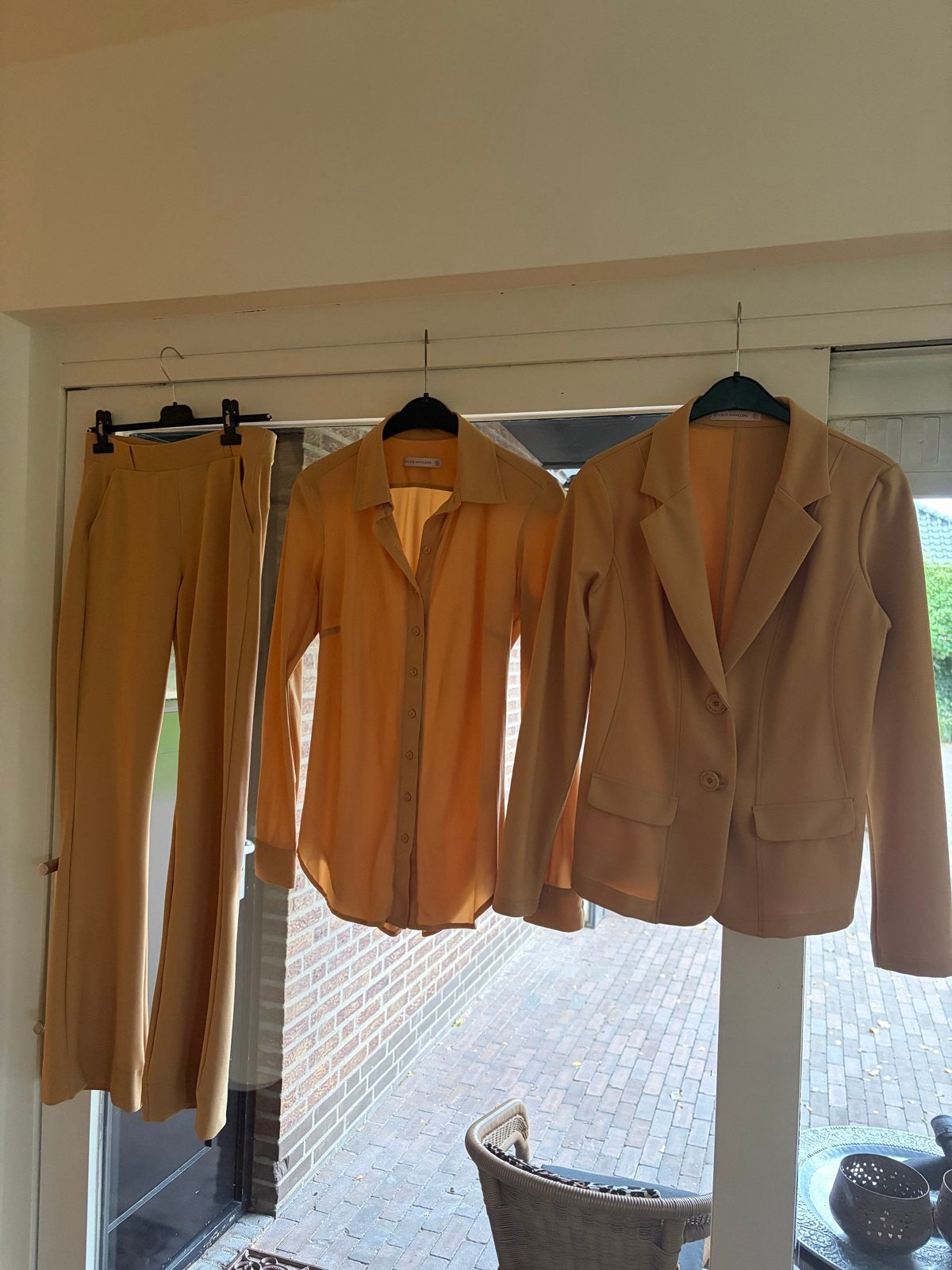 Studio Anneloes Sahara Kleurige Set (Broek, Blouse, Blazer), Beige, Ophalen of Verzenden, Zo goed als nieuw, Maat 34 (XS) of kleiner
