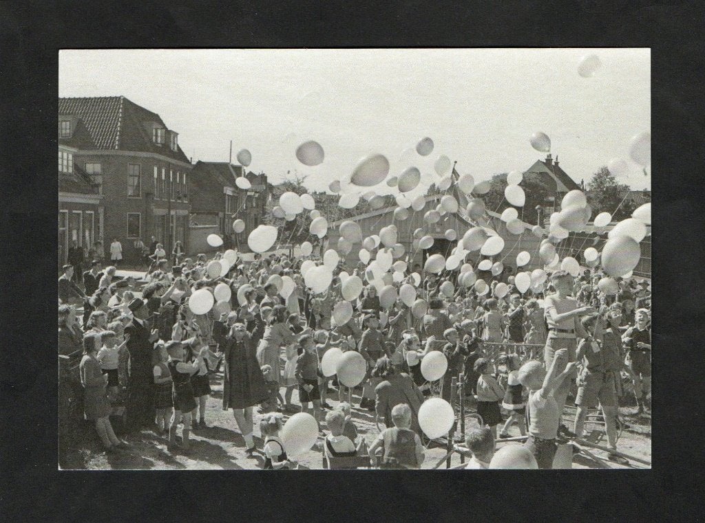 Haarlem Speeltuin De Glasblazers Speeltuindag Ballonnen., Ophalen of Verzenden, 1980 tot heden, Ongelopen, Noord-Holland