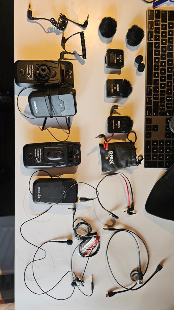 Rode Wireless Go 2 & Rodelink met 4 dasspeld mics, Ophalen of Verzenden, Audio