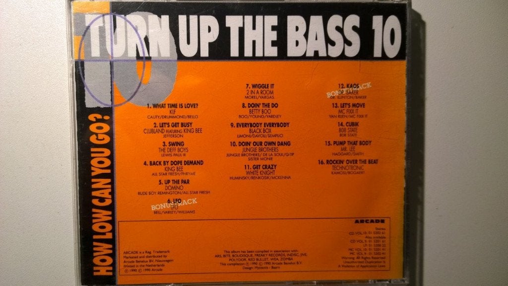 Turn Up The Bass Volume 10, Ophalen of Verzenden, Zo goed als nieuw, Dance en House, Album
