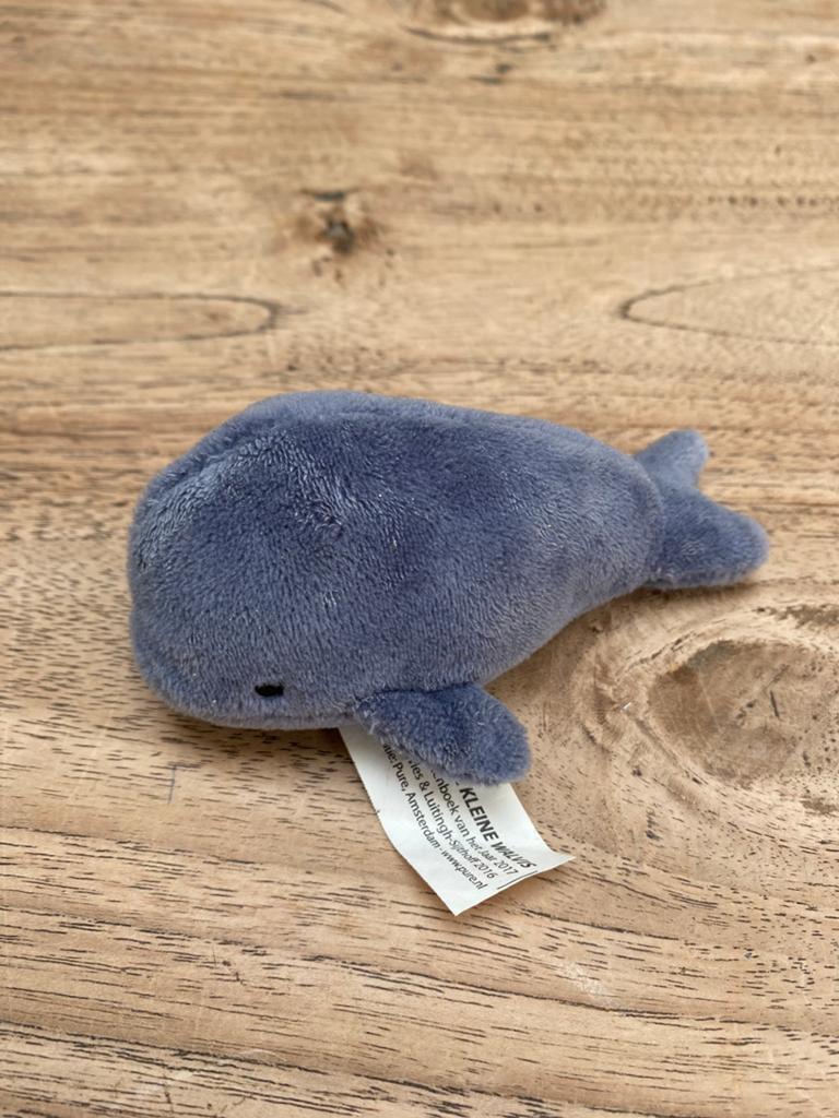 Walvis vingerpoppetje/knuffeltje kinderboek De kleine walvis, Ophalen of Verzenden, Zo goed als nieuw