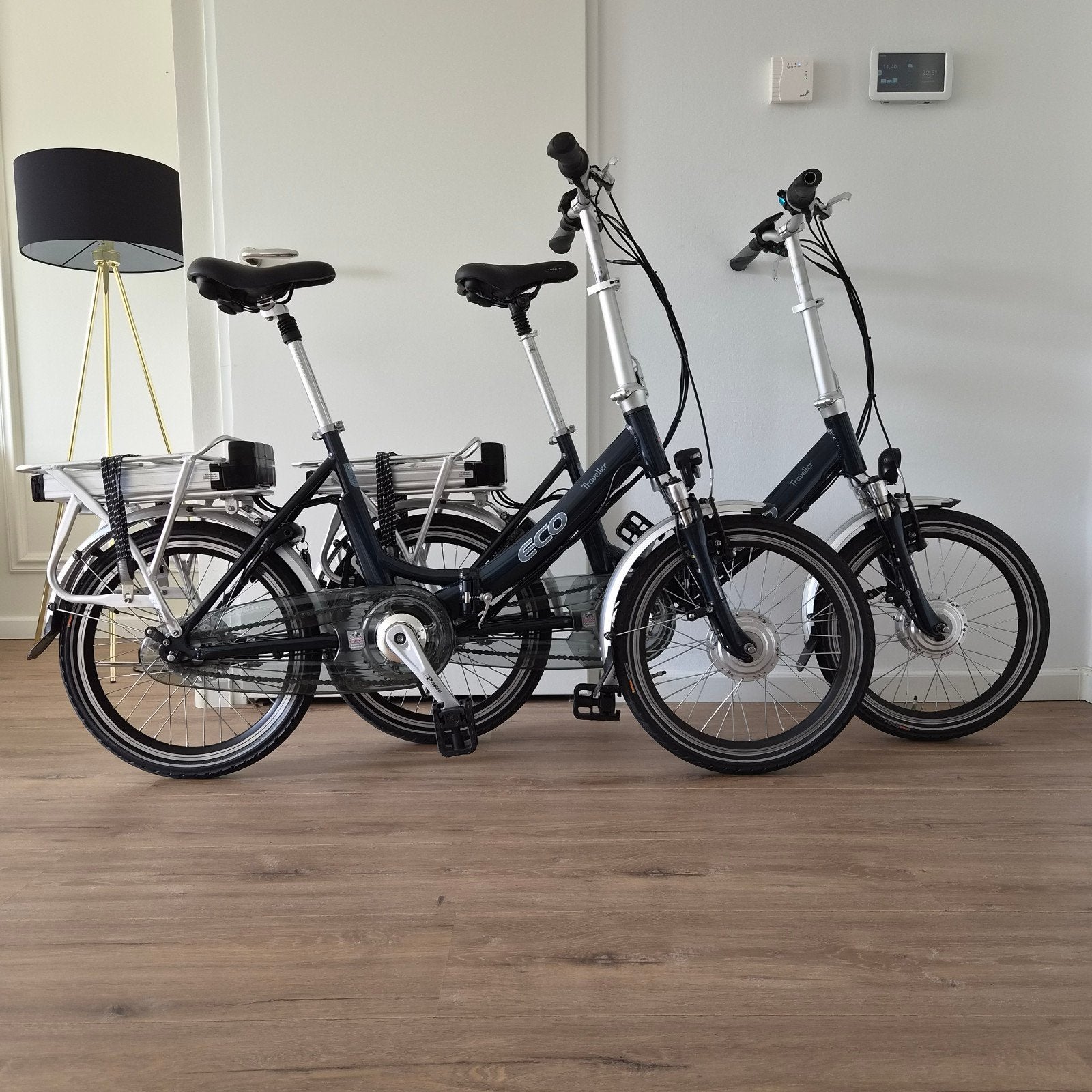 2x Z.G.A.N. Eco Traveller elektrische vouwfietsen (20inch), Ophalen, Versnellingen, Zo goed als nieuw, Totaal opvouwbaar