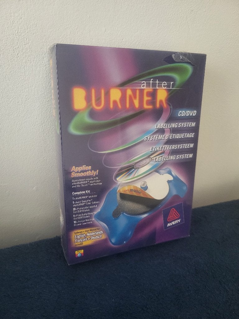 1 Avery Labelling System + 1 etiketten+inlegkaarten cd/dvd, Verzenden, Nieuw