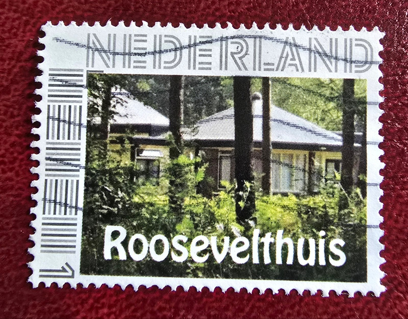 Kv338 persoonlijke  postzegel Roosevelt Huis gestempeld, Ophalen of Verzenden, Na 1940, Gestempeld