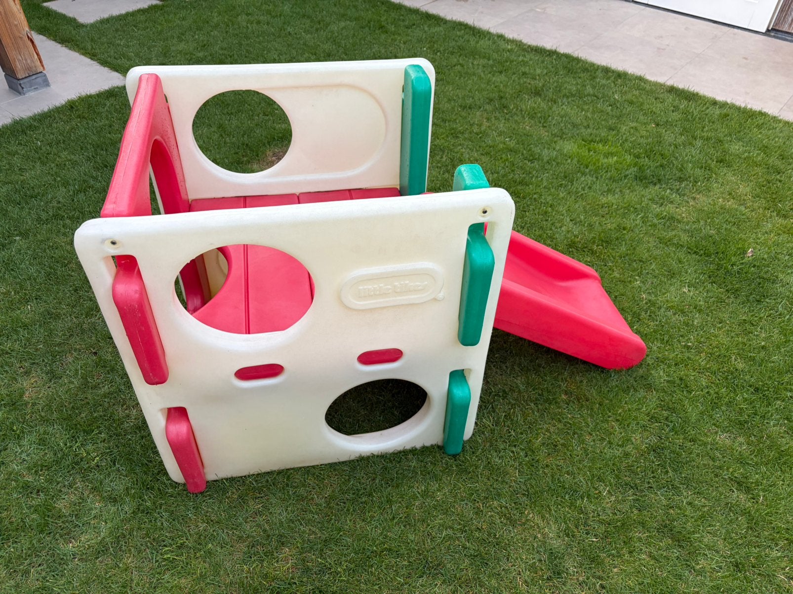 Little Tikes klimtoestel en glijbaan, Kinderen en Baby's, Speelgoed | Buiten | Speelhuisjes, Ophalen, Gebruikt, Kunststof
