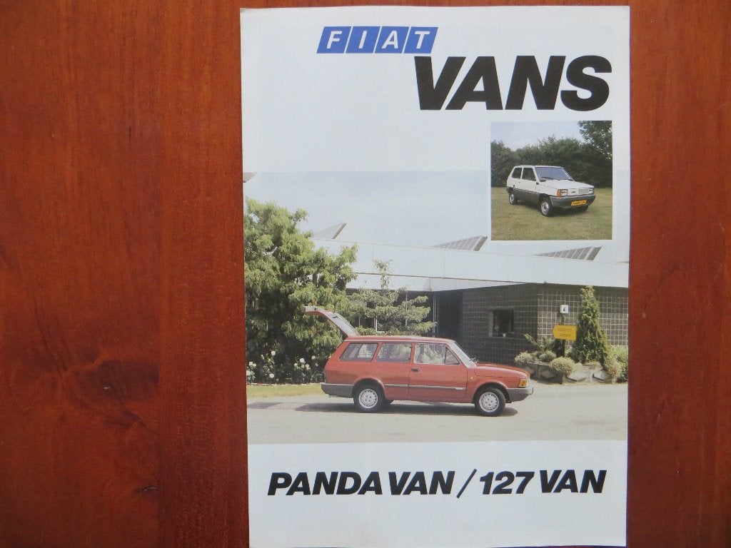 Fiat Vans: Panda Van / 127 Van (aug. 1983), Ophalen of Verzenden, Nieuw, Overige merken