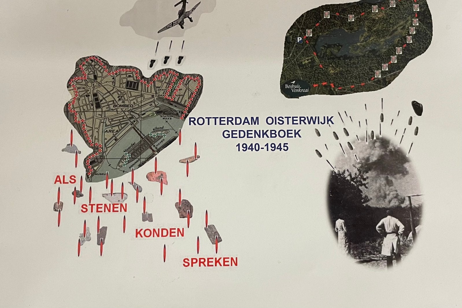 Rotterdam-Oisterwijk Als Stenen Konden Spreken 40-45, Ophalen of Verzenden, Nederland
