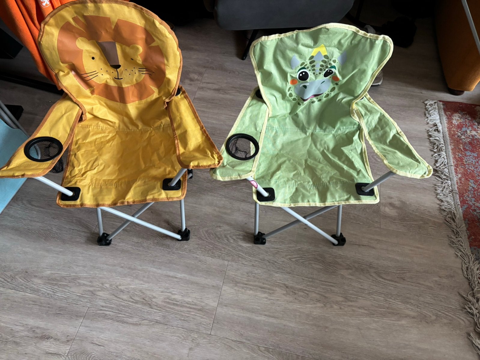 2 leuke campingstoeltjes voor kinderen, Caravans en Kamperen, Kampeermeubelen, Zo goed als nieuw, Campingstoel, Ophalen of Verzenden