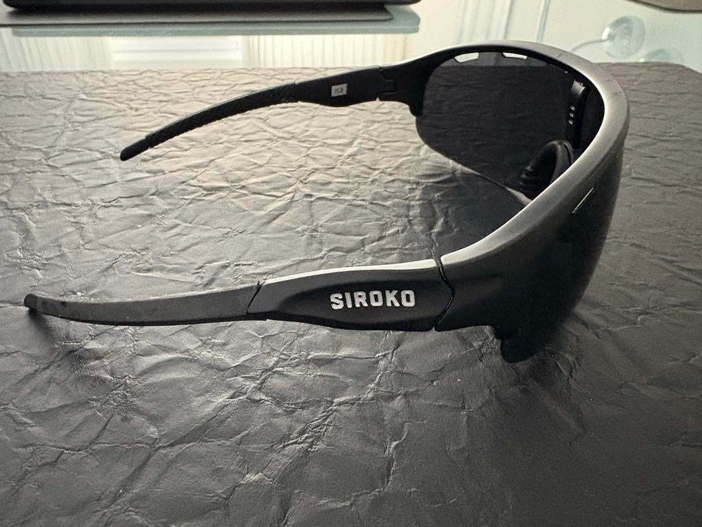Siroko racefiets bril zwart, Overige merken, Zonnebril, Zwart, Ophalen of Verzenden