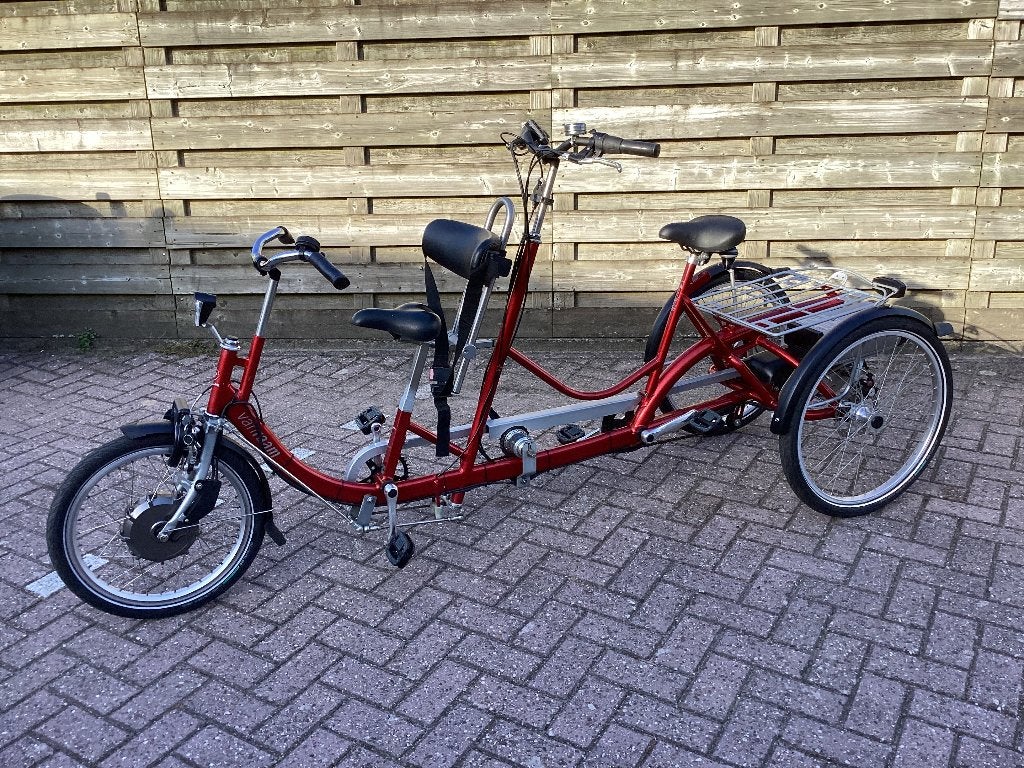 Van Raam ouderkindtandem met ondersteuning, Ophalen of Verzenden, Zo goed als nieuw, Van Raam
