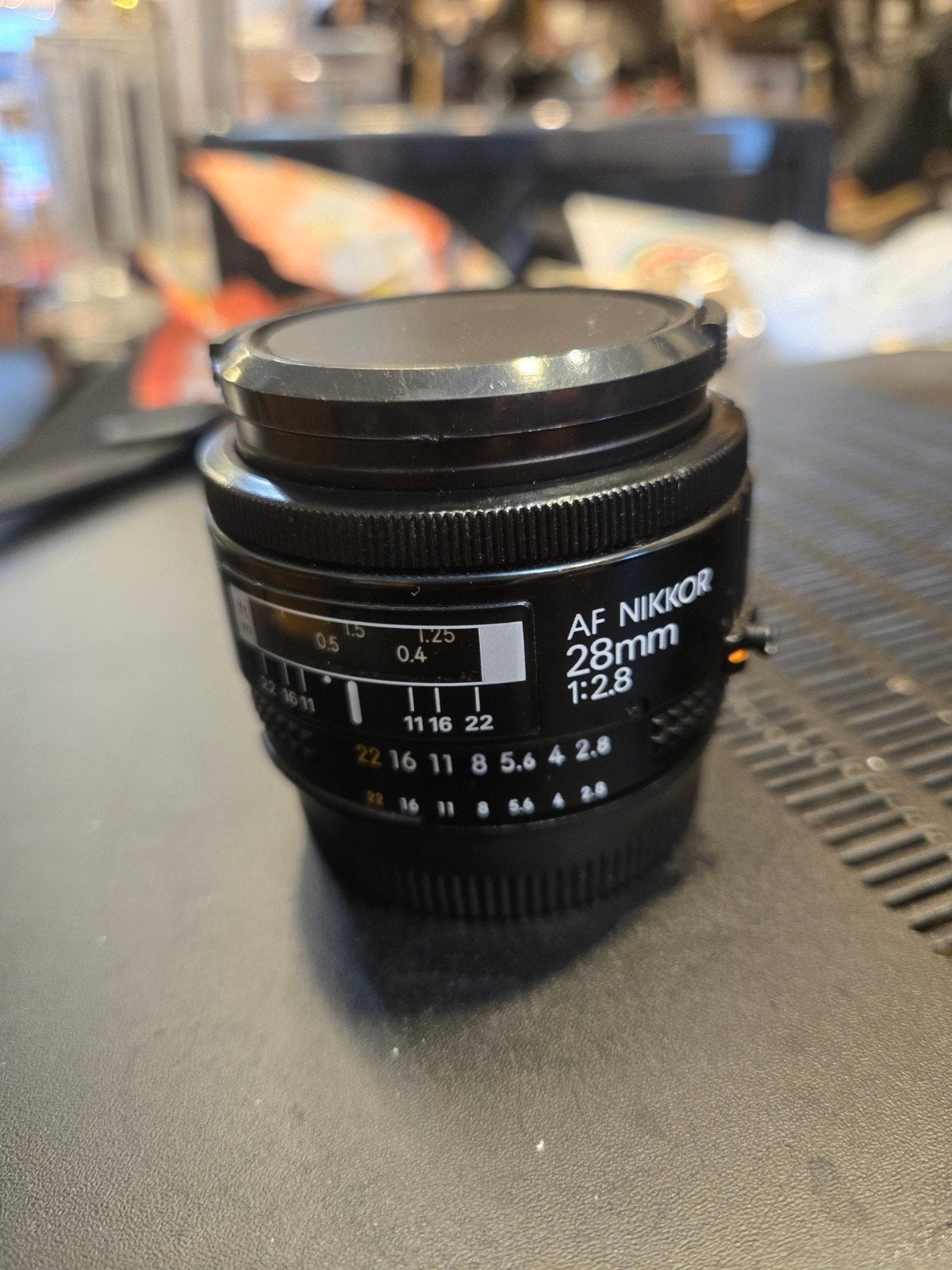 nikon af nikkor 28mm f2.8, Ophalen of Verzenden, Gebruikt, Groothoeklens