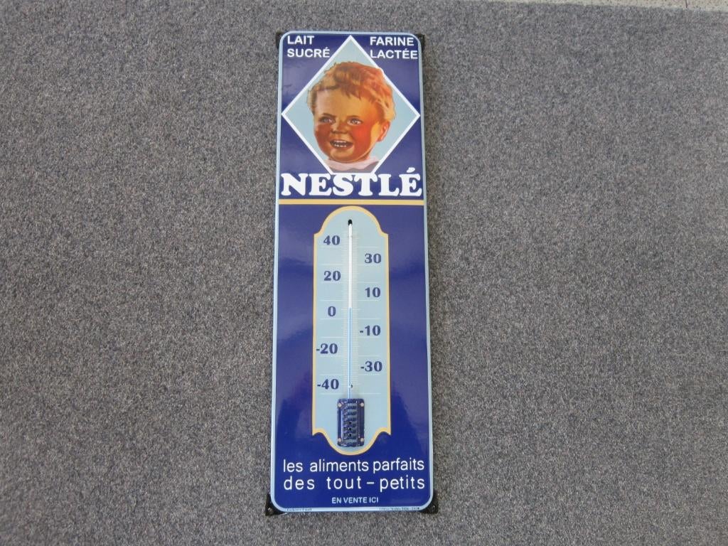 NESTLE EMAILLE RECLMEBORD, Verzamelen, Merken en Reclamevoorwerpen, Ophalen, Zo goed als nieuw, Reclamebord