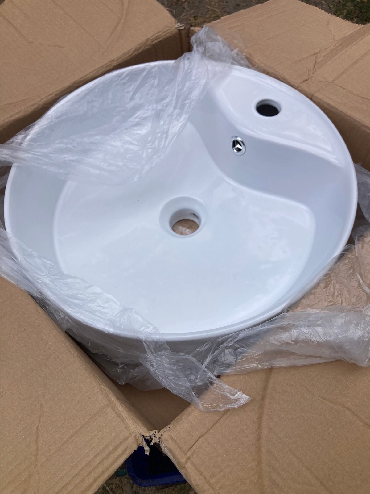 Wasbak / waskom rond, Ophalen, Minder dan 50 cm, Nieuw, Minder dan 25 cm