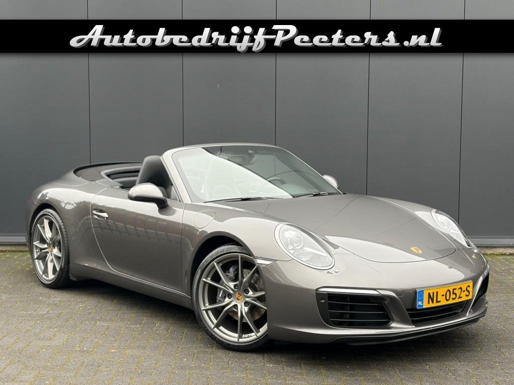 Porsche 911 Cabrio 3.0 991.2 PDK BOSE Sportuitlaat Carplay A, Auto's, Porsche, Achterwielaandrijving, Gebruikt, Euro 6, USB