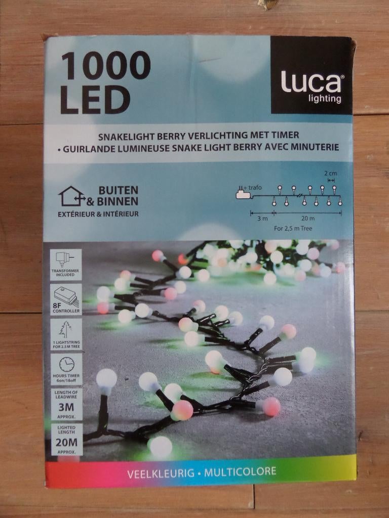 Luca Lighting Snakelight Berry 1000 led, Diversen, Kerst, Nieuw, Ophalen