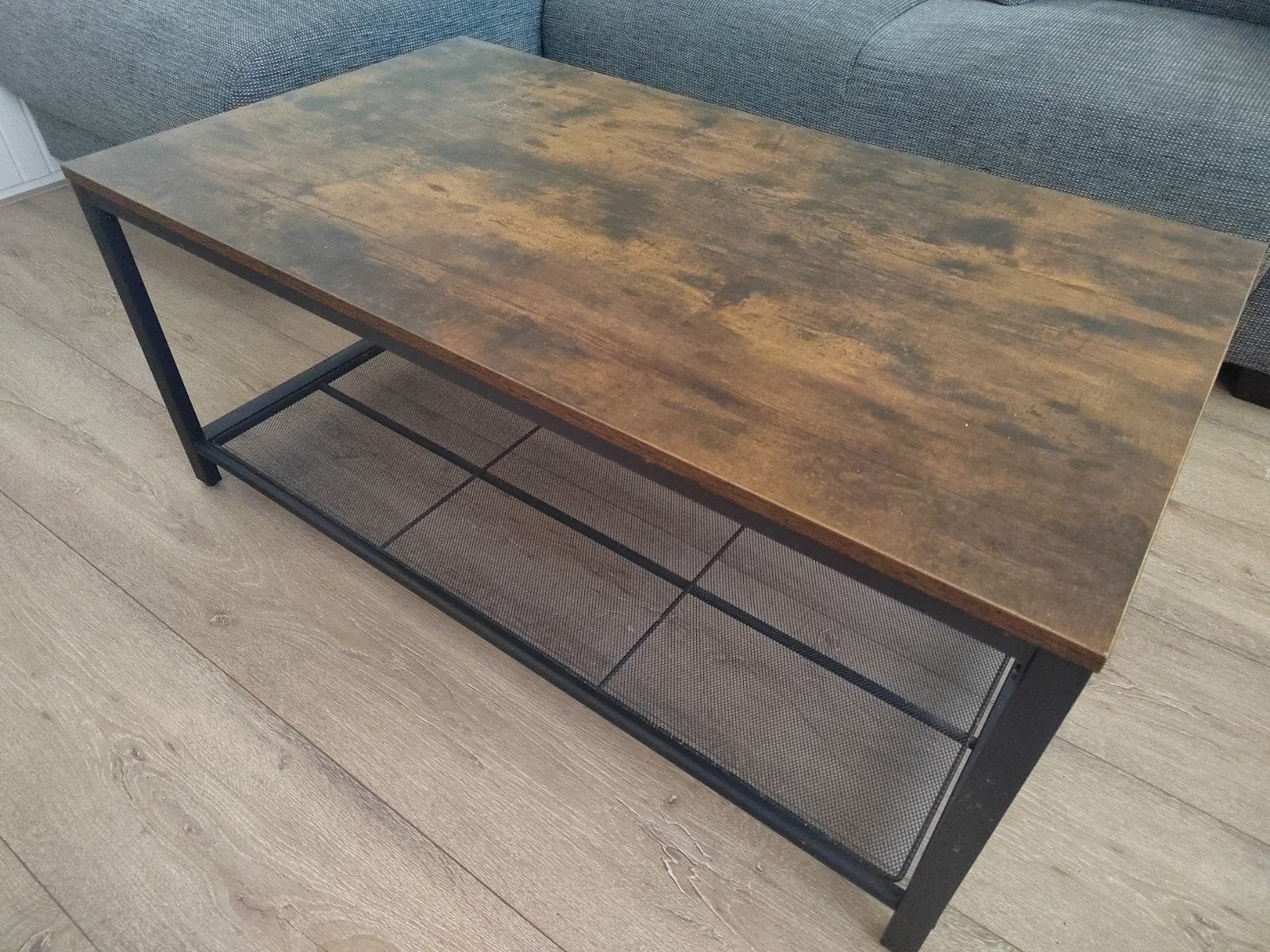 Complete set: TV-meubel, salontafel en bijzettafel, Ophalen, Rechthoekig, Metaal