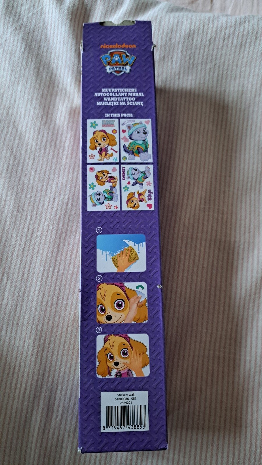 Paw Patrol Muurstickers Skye & Everest - Nieuw in verpakking, Meerkleurig, Nieuw, Ophalen of Verzenden, Kunststof
