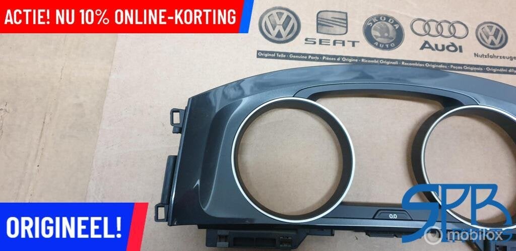 Golf 7 7.5 KM Teller Inleg GRIJS ANTRECIET 5G0857059 GLANS, Volkswagen, Nieuw, Ophalen of Verzenden, Volkswagen